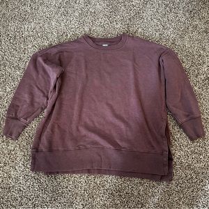 Crew neck sweatshirt
